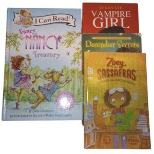 Girls Book Bundle Ages 4-12 Multiple Authors Lot of 4